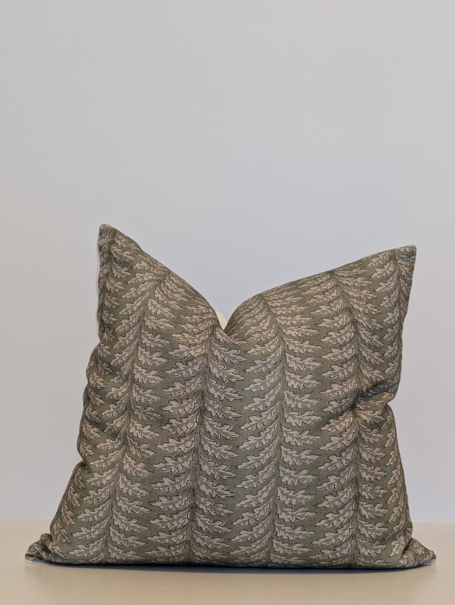 Verdant Linen Pillow Cover